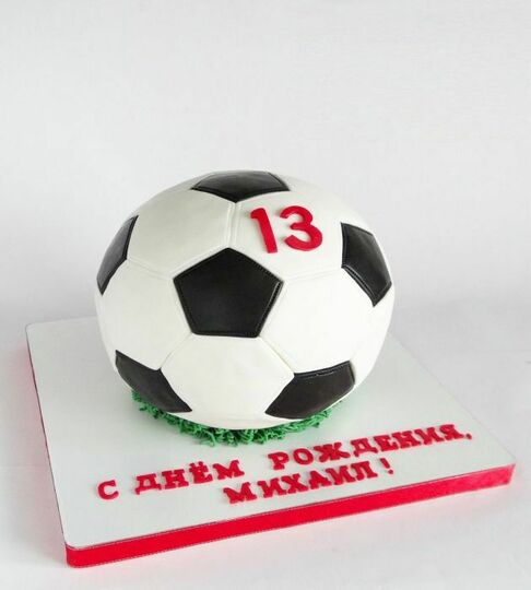 Торт футбольный мяч №461775