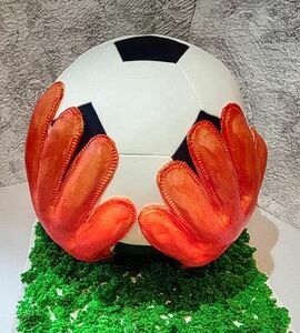 Торт футбольный мяч №461811