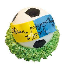Торт Футбольный мяч для мальчика