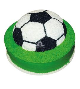 Торт Футбольный мяч кремовый