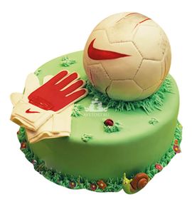 Торт Вратарский с мячом и перчатками