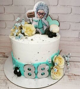 Торт на 88 лет женщине №112021